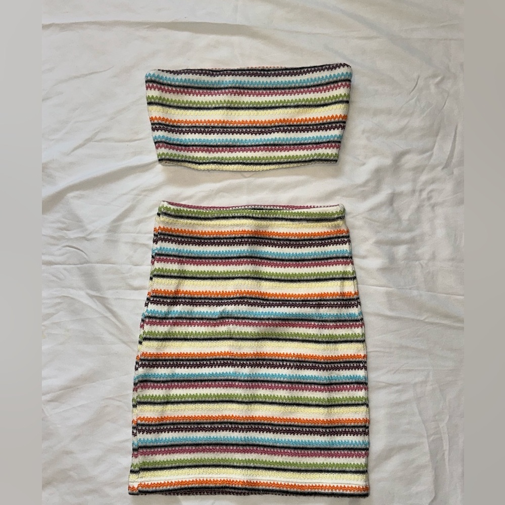 Princess Polly two piece strapless set